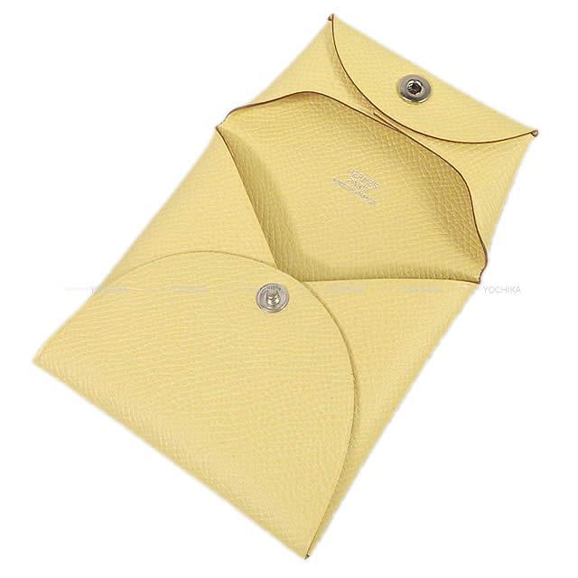 HERMES エルメス コインケース バスティア ジョーヌプッサン エプソン  