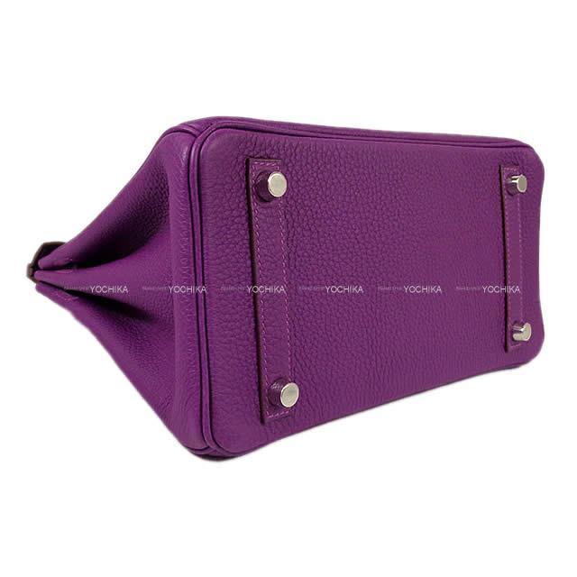 HERMES エルメス ハンドバッグ バーキン25 スペシャルオーダー アネモネ トゴ シルバー金具 新品