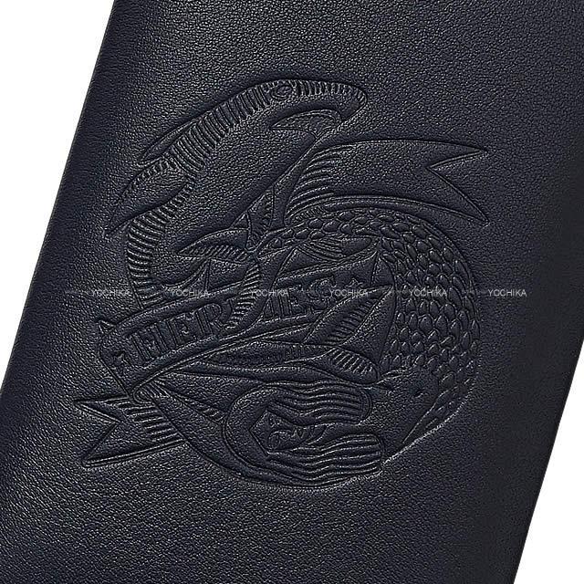 エルメス カードケース Calvi(カルヴィ) セーラータトゥ ブルーインディゴ/ジョーヌナプレ 新品