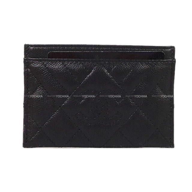 CHANEL シャネル キャビアスキン ココマークカードケース