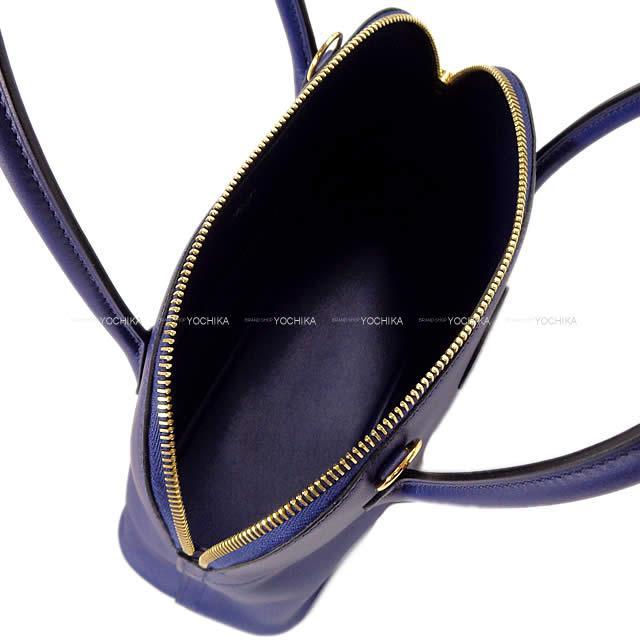 HERMES エルメス ショルダーバッグ ボリード27 ブルーアンクル(ブルーインク) スイフト ゴールド金具 新品