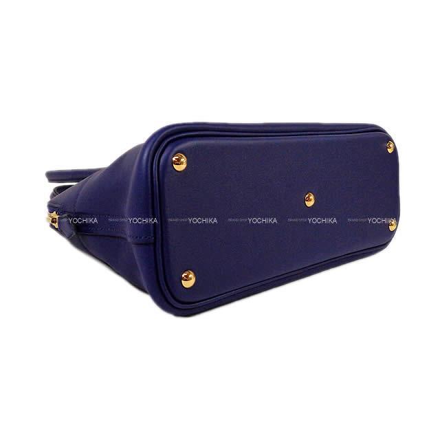 HERMES エルメス ショルダーバッグ ボリード27 ブルーアンクル(ブルーインク) スイフト ゴールド金具 新品