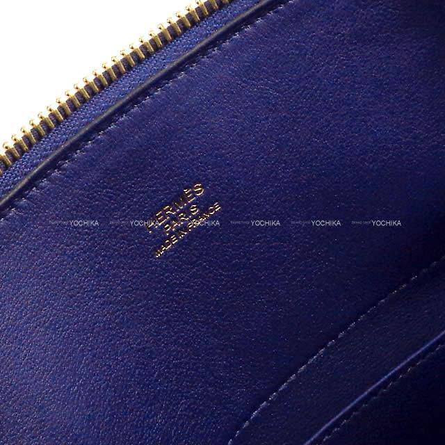 HERMES エルメス ショルダーバッグ ボリード27 ブルーアンクル(ブルーインク) スイフト ゴールド金具 新品