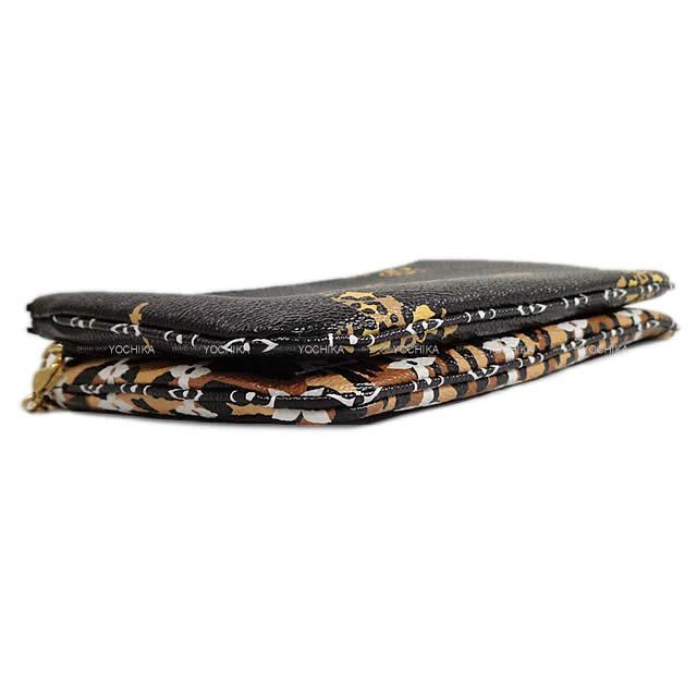 Louis Vuitton ルイ ヴィトン チェーンショルダー ウォレット バッグ ポシェット ドゥ ブルジップ 黒 ジャイアントモノグラム ジャングル ゴールド金具 M 新品