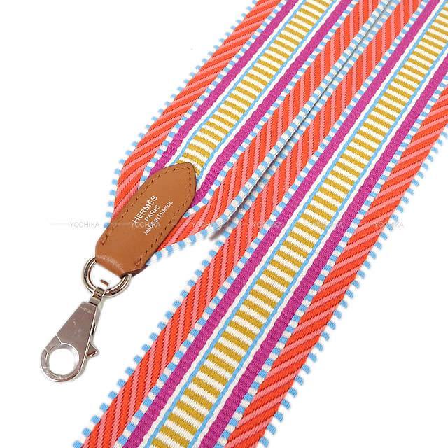 HERMES エルメス ショルダーストラップ "バンドリエール サングル 50mm" 105cm カプシーヌ