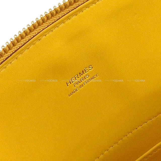 HERMES エルメス ショルダーバッグ ボリード27 ジョーヌアンブル エプソン ゴールド金具 新品