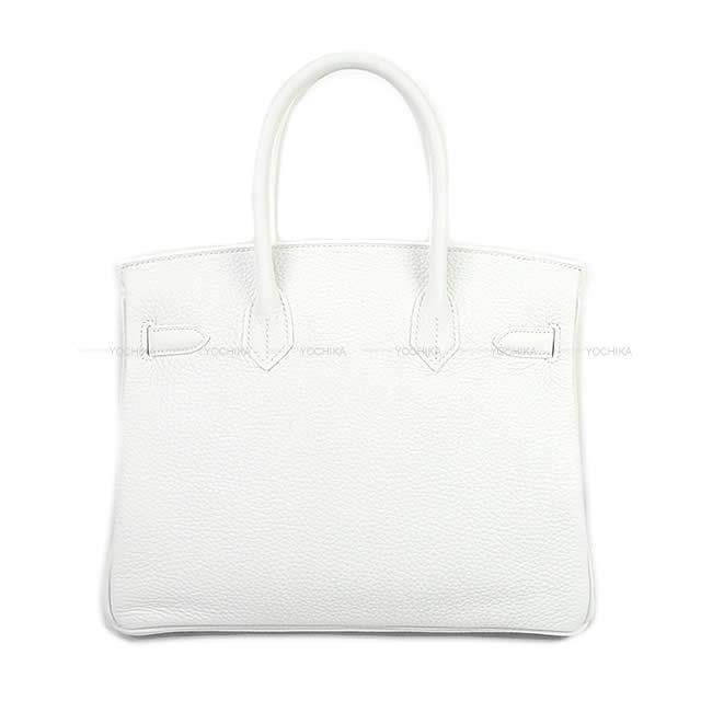 HERMES エルメス ハンドバッグ バーキン30 スペシャルオーダー 白(ホワイト/ブラン) トリヨン シルバー金具 新品