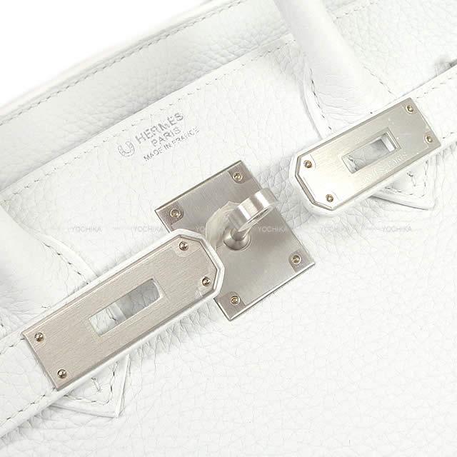 HERMES エルメス ハンドバッグ バーキン30 スペシャルオーダー 白(ホワイト/ブラン) トリヨン シルバー金具 新品