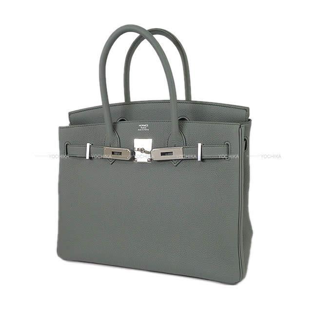 2019年春夏 HERMES エルメス ハンドバッグ バーキン30 ブルーデュノール トゴ シルバー金具 新品