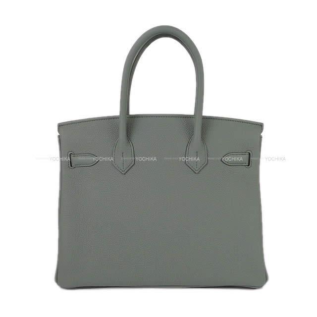 2019年春夏 HERMES エルメス ハンドバッグ バーキン30 ブルーデュノール トゴ シルバー金具 新品