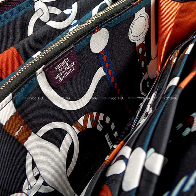 HERMES エルメス アザップ シルクイン 財布 "乗馬の装具一式" レザン