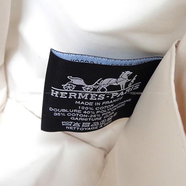 2019年 新作 HERMES エルメス ポーチ "ジメトゥ GM" グリスポンス コットン100% 新品