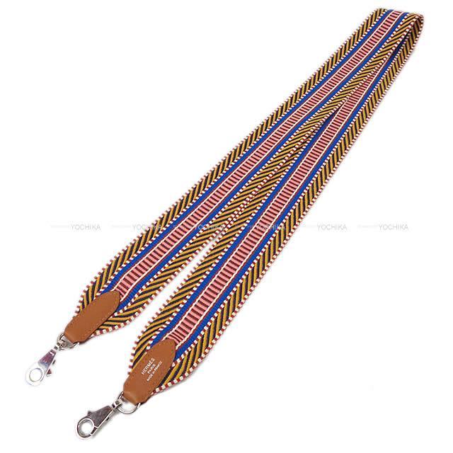 HERMES エルメス ショルダーストラップ "バンドリエール サングル 50mm" 105cm ジョーヌアンブル