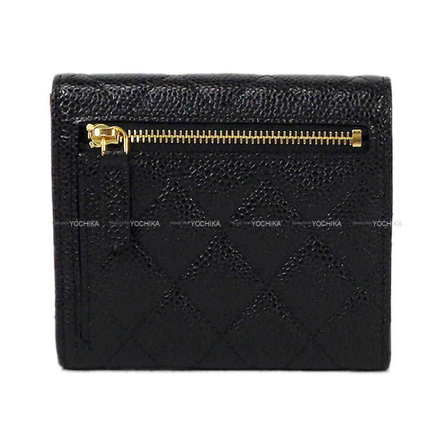 CHANEL シャネル 三つ折り財布 クラシック マトラッセ ココマーク 