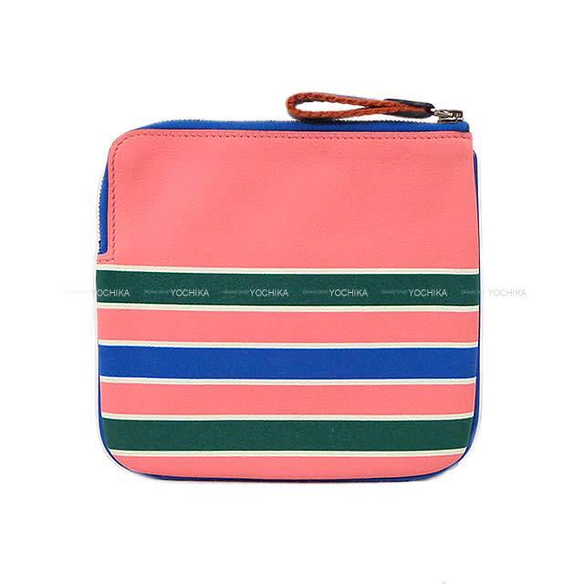 HERMES エルメス "カレポケット 新・馬着" スカーフ ミニポーチ ブルーアンクル 新品未使用