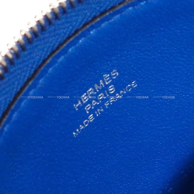 HERMES エルメス "カレポケット 新・馬着" スカーフ ミニポーチ ブルーアンクル 新品未使用