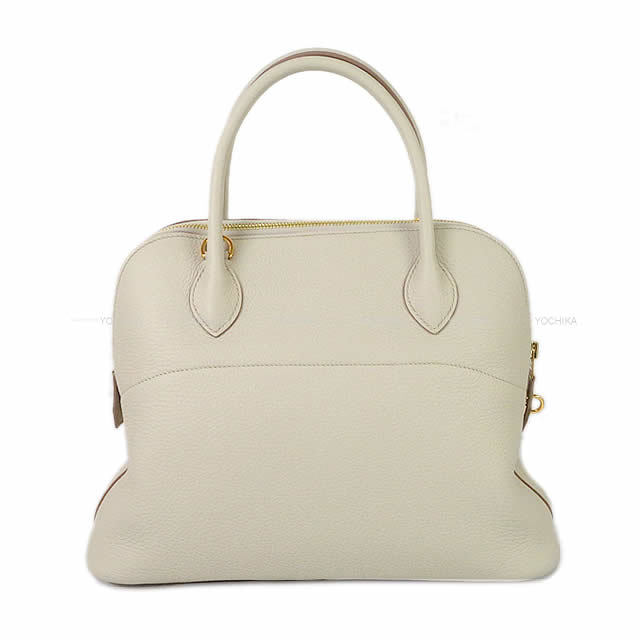 【セール】 HERMES エルメス ボリード31 トリヨン ホワイト ショルダー HERMES（エルメス） ボリード 31 □H刻印 ホワイト 白 シルバー金具