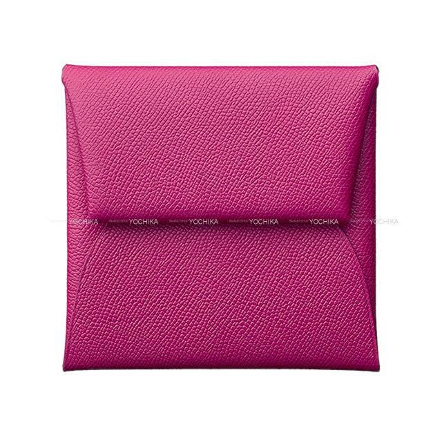 HERMES エルメス コインケース バスティア ローズパープル ヴォー  
