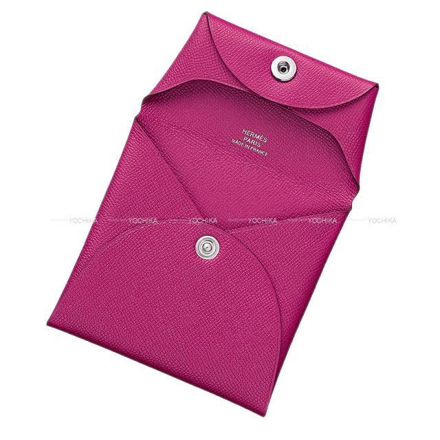 HERMES エルメス コインケース バスティア ローズパープル ヴォー  