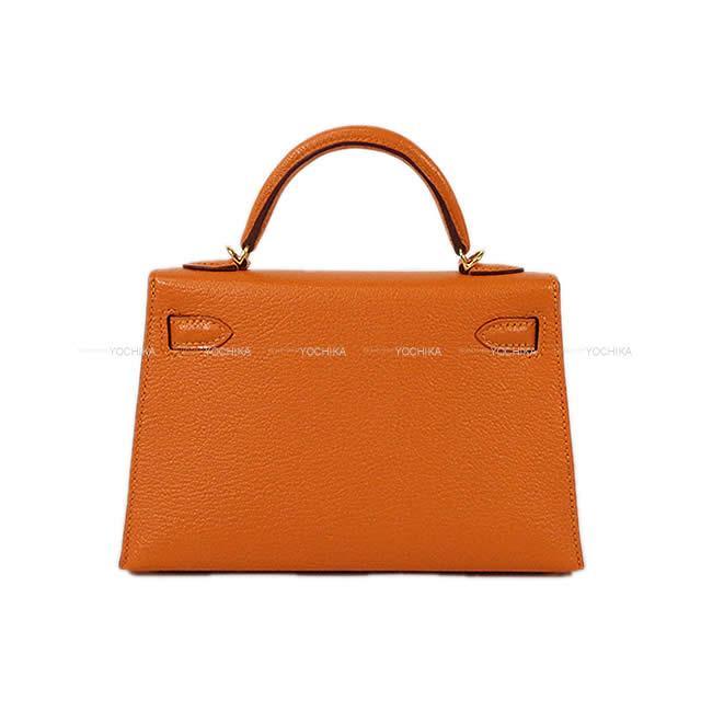 HERMES エルメス ショルダーバッグ ケリー ミニ ドゥ ケリー 2 外縫い アプリコット