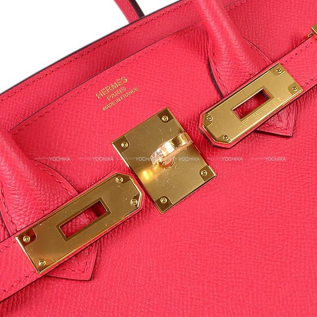 HERMES エルメス ハンドバッグ バーキン30 ローズエクストリーム(ローズエクストレーム) エプソン ゴールド金具 新品