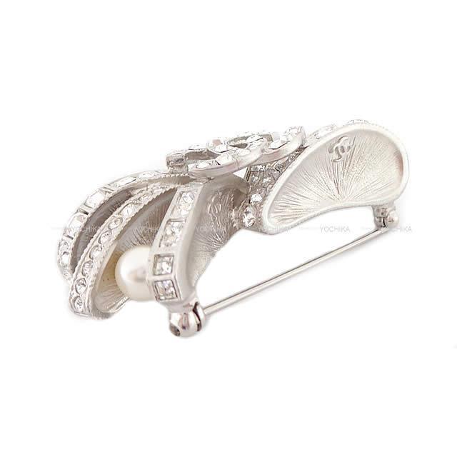 2015 春夏 CHANEL シャネル ストラス パール クリスタル ブローチ A88368 新品未使用