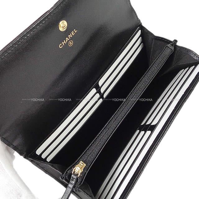 2019年 秋冬 新作 CHANEL シャネル 19 チェーン ココマーク マトラッセ フラップ 長財布 黒 新品