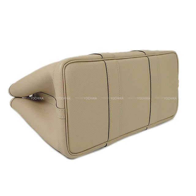 HERMES エルメス トートバッグ ガーデンパーティ 30 TPM トレンチ エプソン シルバー金具 新品