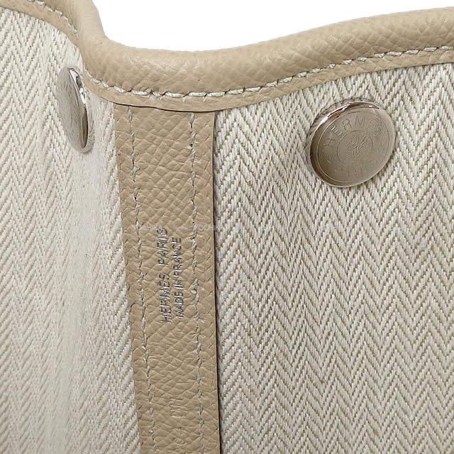 HERMES エルメス トートバッグ ガーデンパーティ 30 TPM トレンチ エプソン シルバー金具 新品