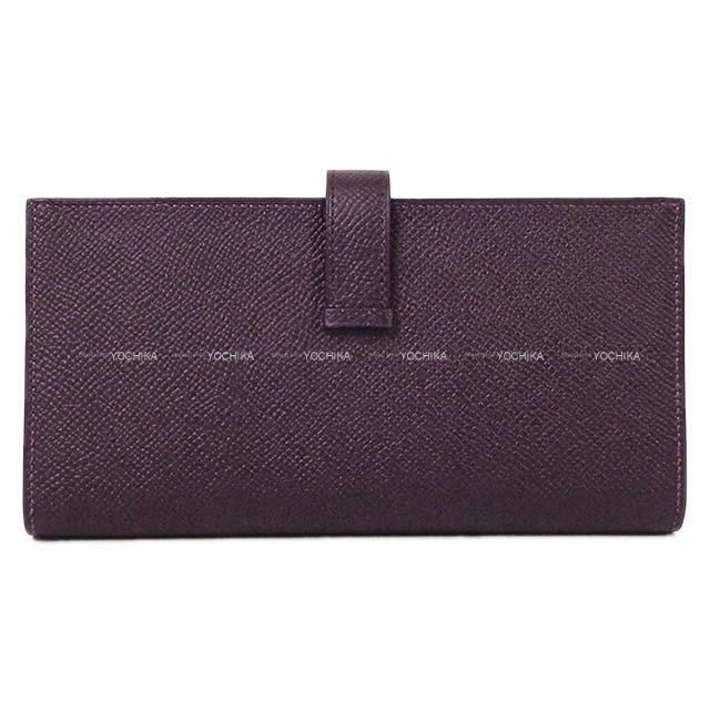 2019年 春夏 新作 HERMES エルメス 長財布 ベアンスフレ ヴェルソ ライム/モーヴシルベストル 新品