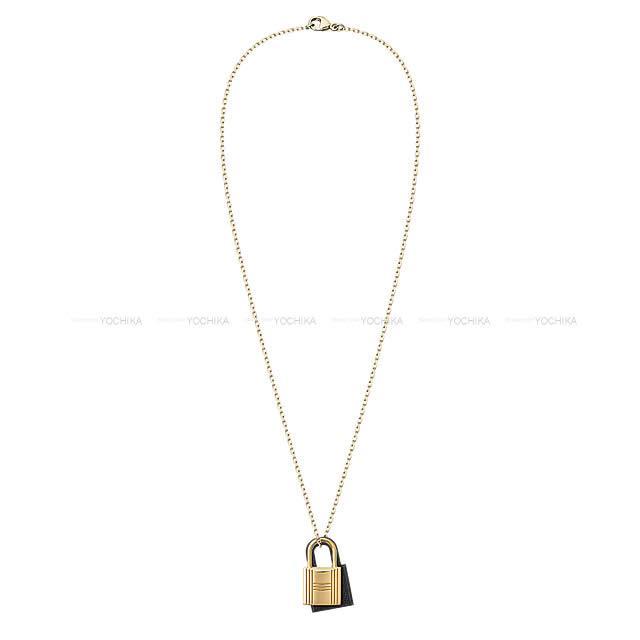 HERMES エルメス ペンダント ネックレス "タッタソール/ジャングルラヴ レインボー" GM デニムX