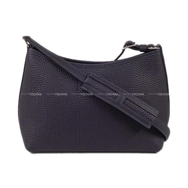 HERMES エルメス ショルダー バッグ "ベルランゴPM" ブルーインディゴ トゴ シルバー金具 新品未使用