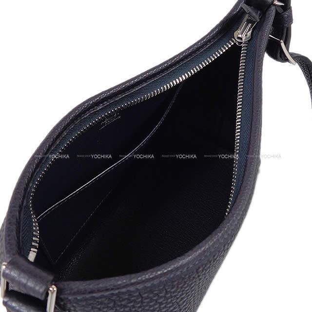 HERMES エルメス ショルダー バッグ "ベルランゴPM" ブルーインディゴ トゴ シルバー金具 新品未使用