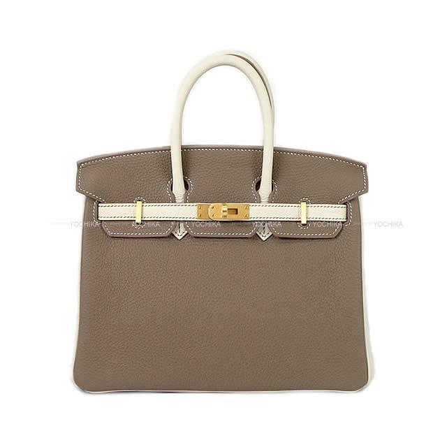HERMES エルメス バーキン25 スペシャルオーダー エトープ(エトゥープ)Xクレ トゴ