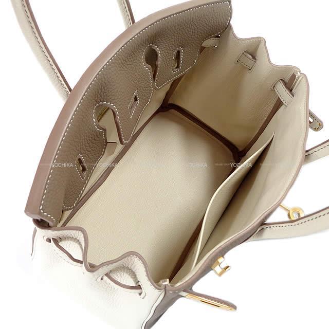 HERMES エルメス バーキン25 スペシャルオーダー エトープ(エトゥープ)Xクレ トゴ