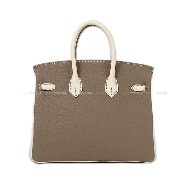 HERMES エルメス バーキン25 スペシャルオーダー エトープ(エトゥープ)Xクレ トゴ