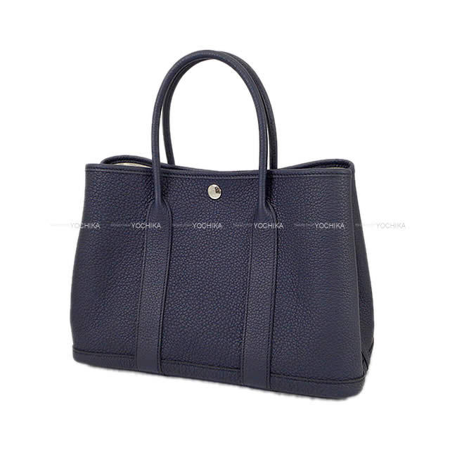 【レザー /Bleu Saphir】HERMES ガーデンパーティー 30 TPM HERMES エルメス トートバッグ ガーデンパーティ 30 TPM オール