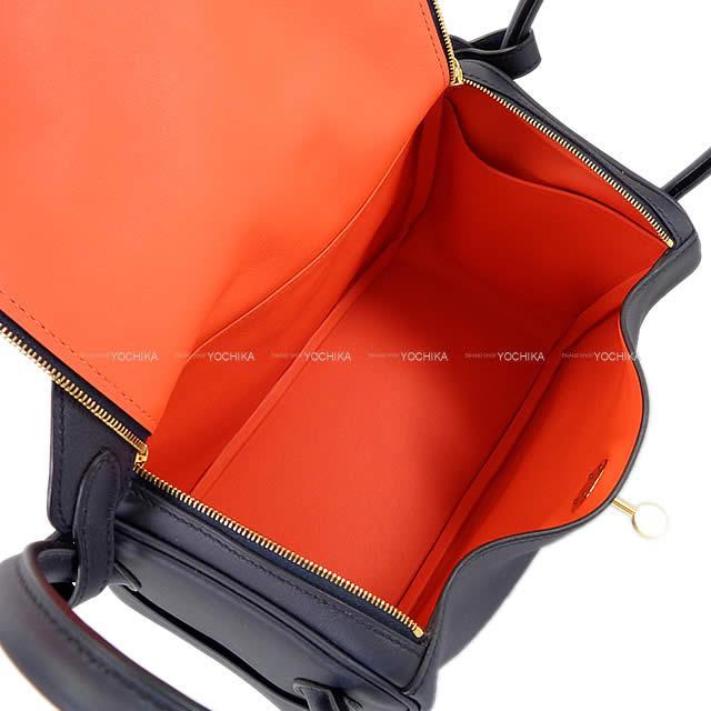 HERMES エルメス 2Way ショルダーバッグ リンディ26 ヴェルソ ブルーインディゴ/オレンジポピー 新品未使用