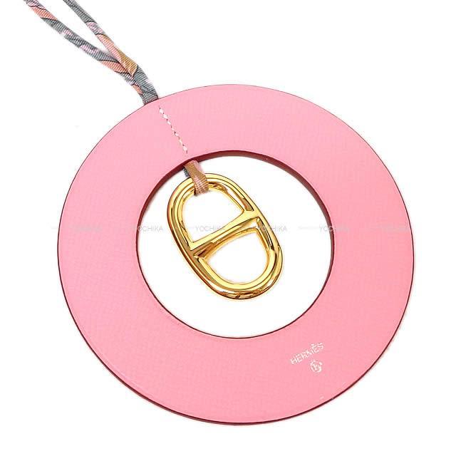 エルメス バッグチャーム オーナメント PM プティH シェーヌダンクル BOULE DE NOEL ローズコンフェッティ 新品