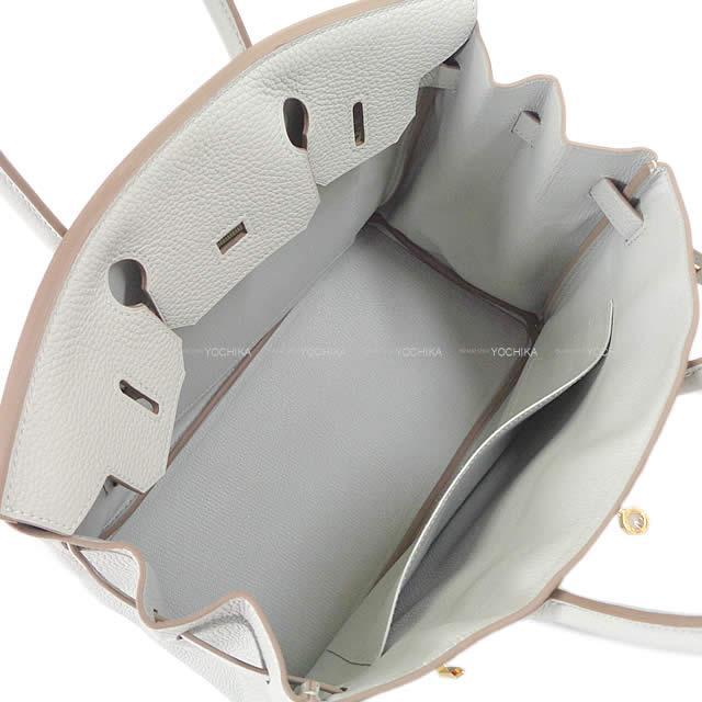 エルメス ハンドバッグ バーキン30 グリスパール(パールグレー) トリヨン ゴールド金具 新品