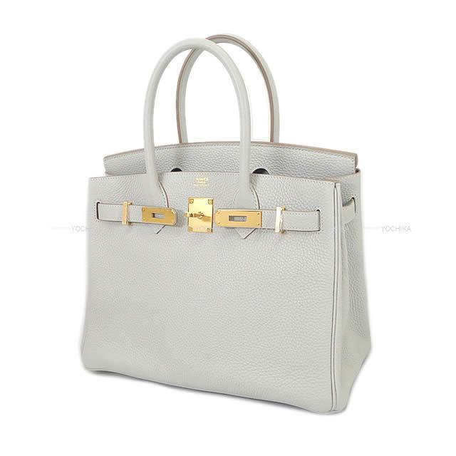 エルメス ハンドバッグ バーキン30 グリスパール(パールグレー) トリヨン ゴールド金具 新品