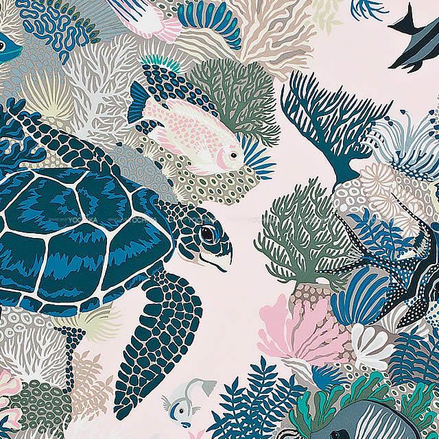 2017年春夏 限定 HERMES エルメス スカーフ カレ90 "UNDER THE WAVES