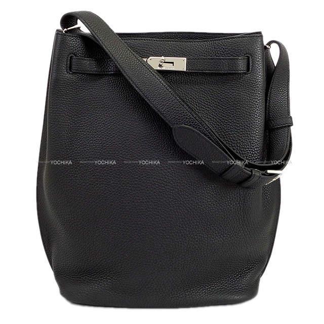 HERMES エルメス ショルダーバッグ SOケリー ソーケリー 26 黒(ブラック) トゴ シルバー金具 新品未使用
