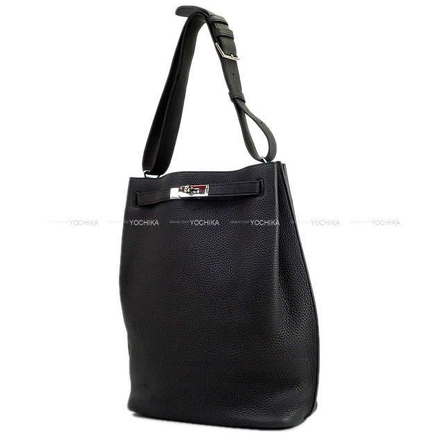 HERMES エルメス ショルダーバッグ SOケリー ソーケリー 26 黒(ブラック) トゴ シルバー金具 新品未使用