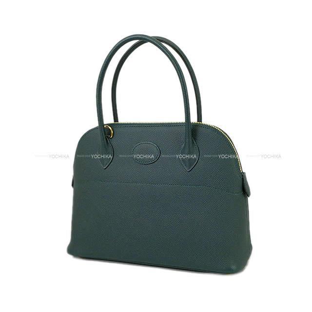 エルメス ショルダーバッグ ボリード27 ヴェールシプレ(サイプレス) エプソン ゴールド金具 新品