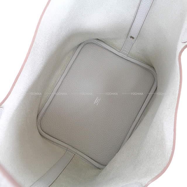 エルメス ハンドバッグ ピコタンロック 22 MM グリスパール(パールグレー)  トリヨン シルバー金具 新品