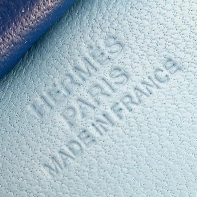 HERMES エルメス バッグチャーム "ロデオ/RODEO" MM セレステXブルーマルテ