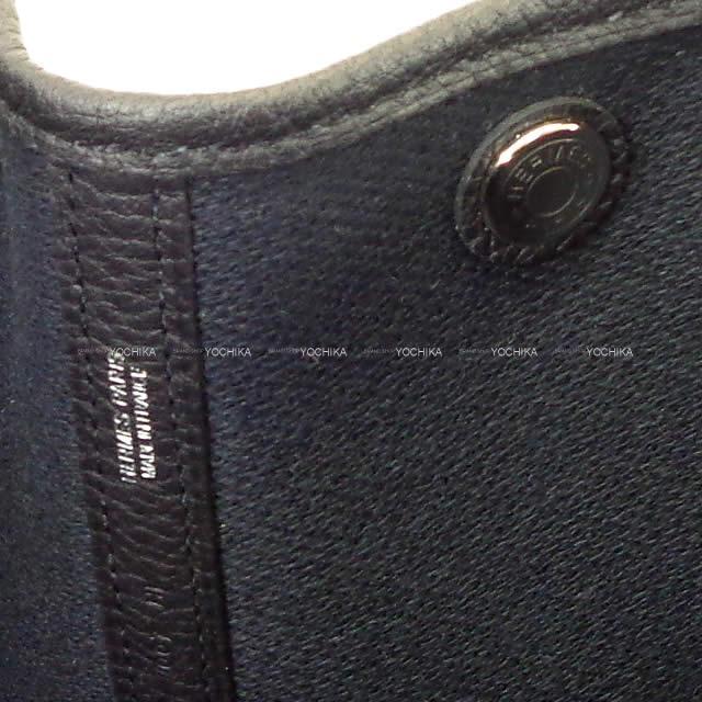 HERMES エルメス ガーデンパーティ 36 TPM 黒/エクリュ トワルツイルH/ネゴンダ 新品