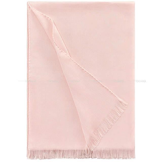 HERMES エルメス 大判 ストール ショール "ニューリブリス" シクラメン カシミア85%