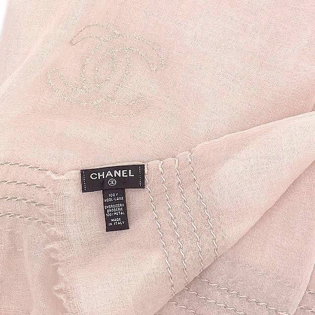 CHANEL シャネル ココマーク ストール ショール チェーン ツイスト 